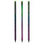 Карандаш ч/г Berlingo "Skyline" HB, черное дерево, круглый, заточен., с ластиком, ассорти