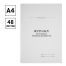 Журнал регистрации входящих документов А4, 48л., картон хром-эрзац, на скобе, блок офсетный