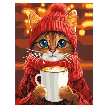 Картина по номерам на картоне ТРИ СОВЫ 