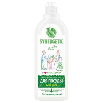 Средство для мытья посуды и игрушек Synergetic 