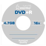 Диск DVD+R 4.7Gb Smart buy 16x Cake Box (50шт)