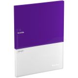 Папка на 2 кольцах Berlingo "Semicolor" А4, 20мм, 700мкм, пласт. кольца, с внутр. карманом, сиреневая, софт-тач