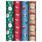 Упаковочная бумага глянц. 70*100см, MESHU "Время чудес", 80 г/м2, ассорти, 4 дизайна