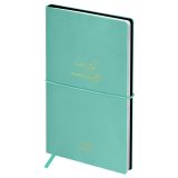 Еженедельник недатированный, 100*170мм, 64л., мягкий переплет, кожзам, Greenwich Line "Envelope. Tiffany", с резинкой