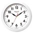 Часы настенные ход плавный, Troyka 11110118, круглые, 29*29*3,5, белая рамка